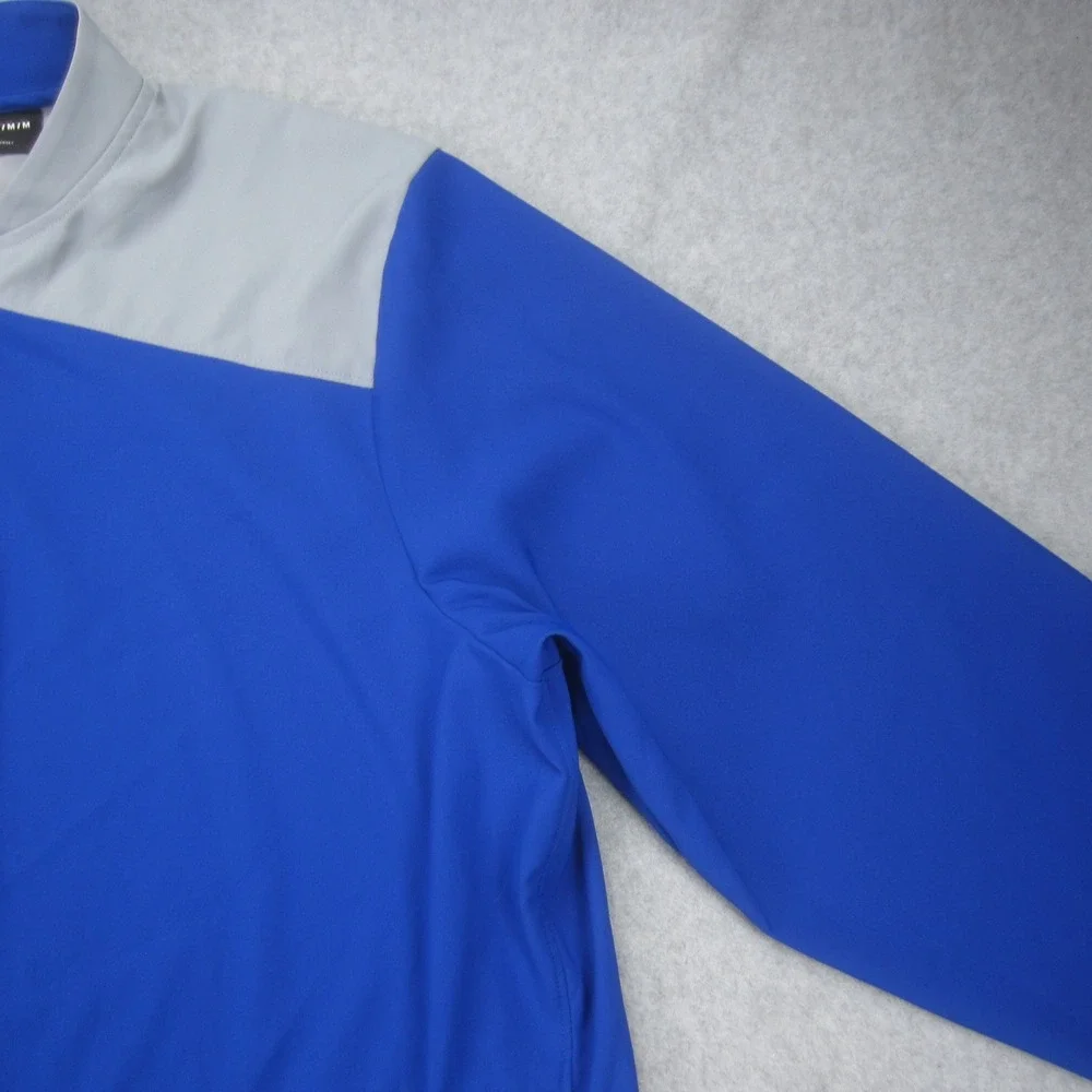 Under Armour Pullover Mens Medium Blue 1/2  Zip Loose‎ Fit Side Zip Jacket
